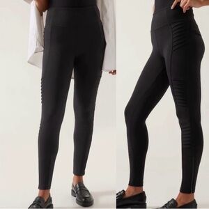 Athleta Delancey Moto Tight Leggings